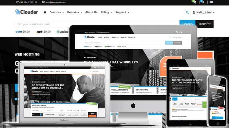 clouder-whmcs-template